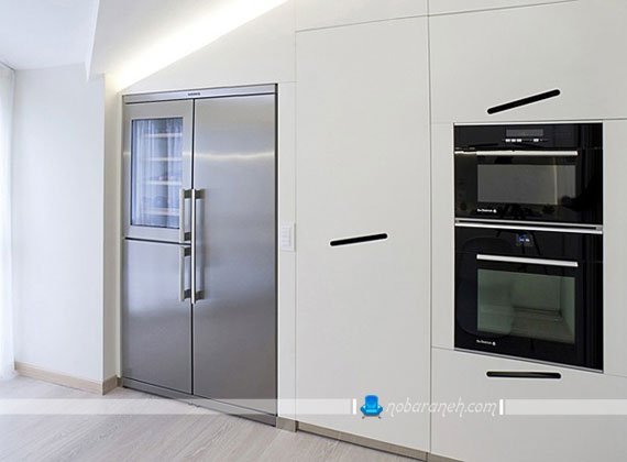 طراحی دکوراسیون آشپزخانه منزل کوچک مدل کابینت مدرن آشپزخانه