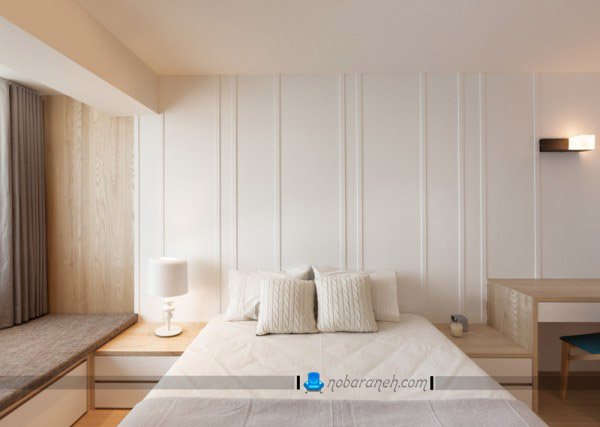طراحی دکوراسیون چوبی اتاق خواب