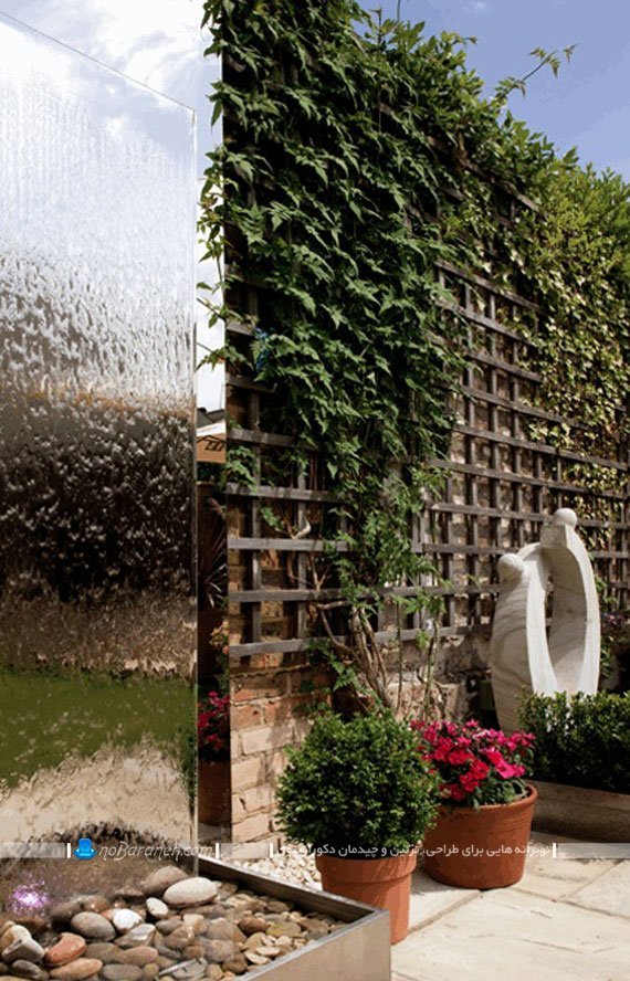 آب نما خانگی شیشه ای برای فضای باز حیاط