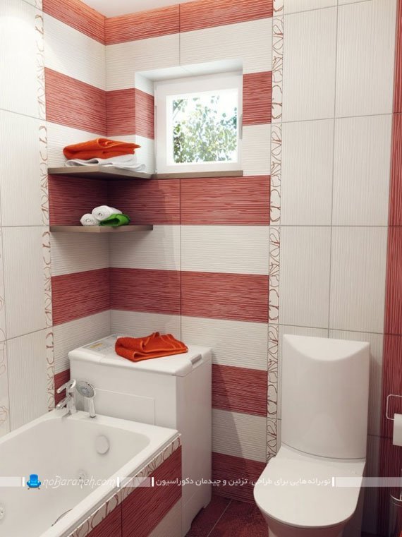 مدل کاشی دیواری دستشویی و حمام