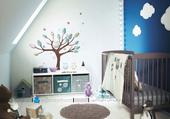 فضا سازی در اتاق بچه نوزاد