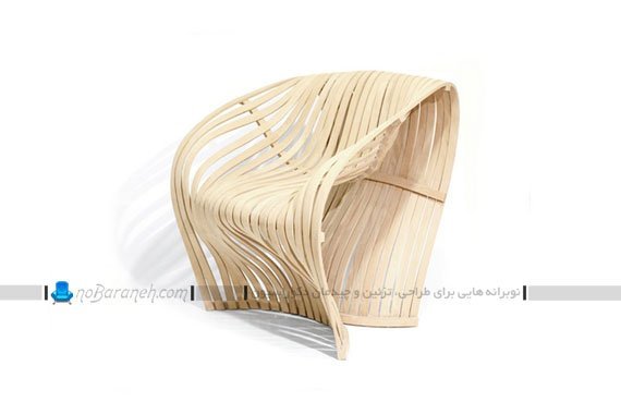 صندلی چوبی و فانتزی ظریف