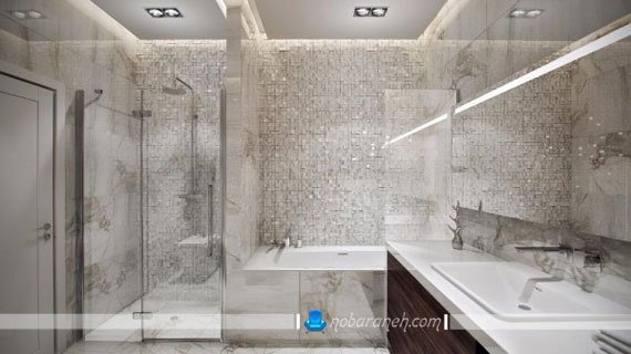 دیزاین شیک و مدرن حمام و روشویی