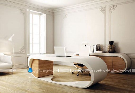 میز مدیریت با طراحی شیک و مدرن