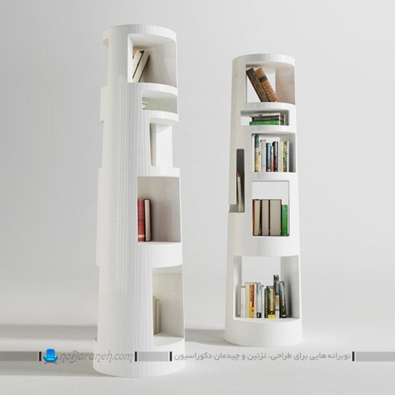 مدل جدید کتابخانه خانگی و فانتزی برای منازل کوچک