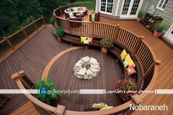 مدل کفپوش های چوبی برای فضای خارجی