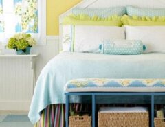 رنگ آمیزی اتاق خواب بزرگسالان با رنگ های شاد و متنوع