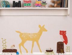 استیکر دیواری اتاق بچه با طرح حیوانات