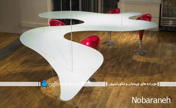 مدل میز نهارخوری با طراحی غیر عادی و فانتزی