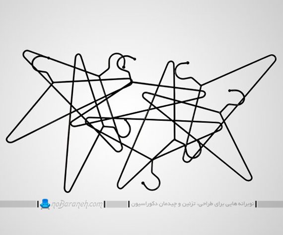 رخت آویز دیوارکوب لباس