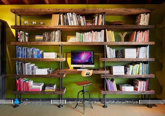 قفسه بندی تخته ای و فلزی