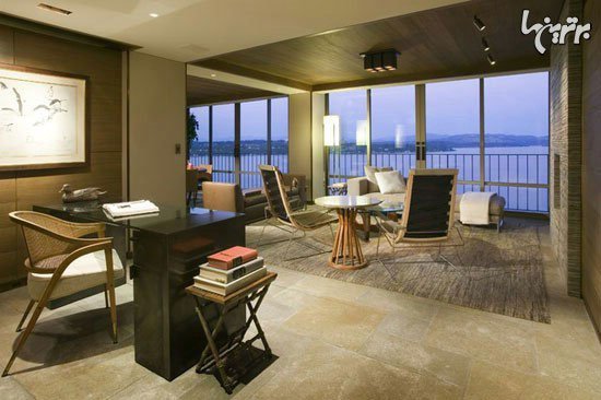 تزیین و چیدمان دکوراسیون اتاق نشیمن. دکوراسیون داخلی منزل