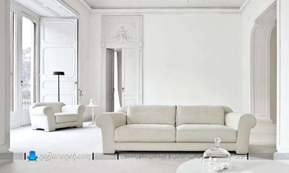 مدل کاناپه راحتی ایتالیایی 2 نفره با طرح و مدل ساده