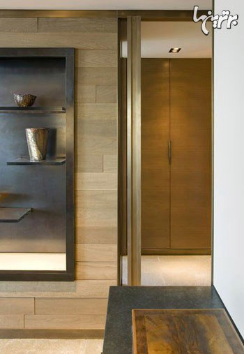 تزیین دکوراسیون اتاق پذیرایی با بوفه. طراحی داخلی منزل آپارتمانی