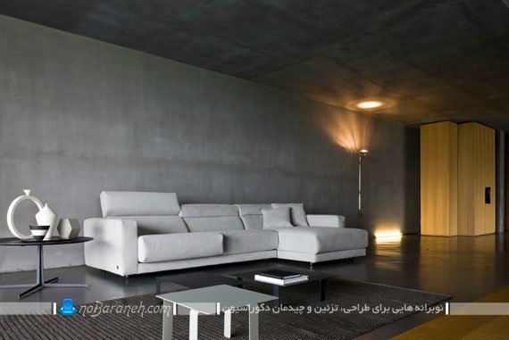 کاناپه و مبلمان راحتی ایتالیایی با رنگ سفید