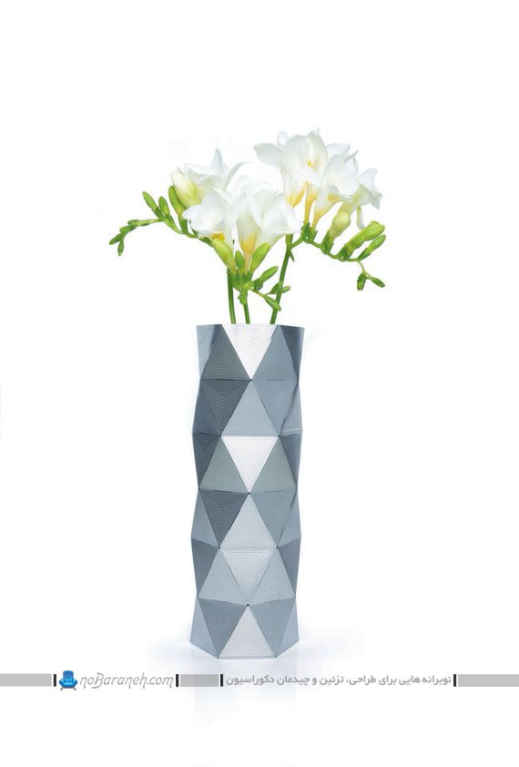 گلدان بزرگ دکوری گلدان فلزی یا طراحی جدید 