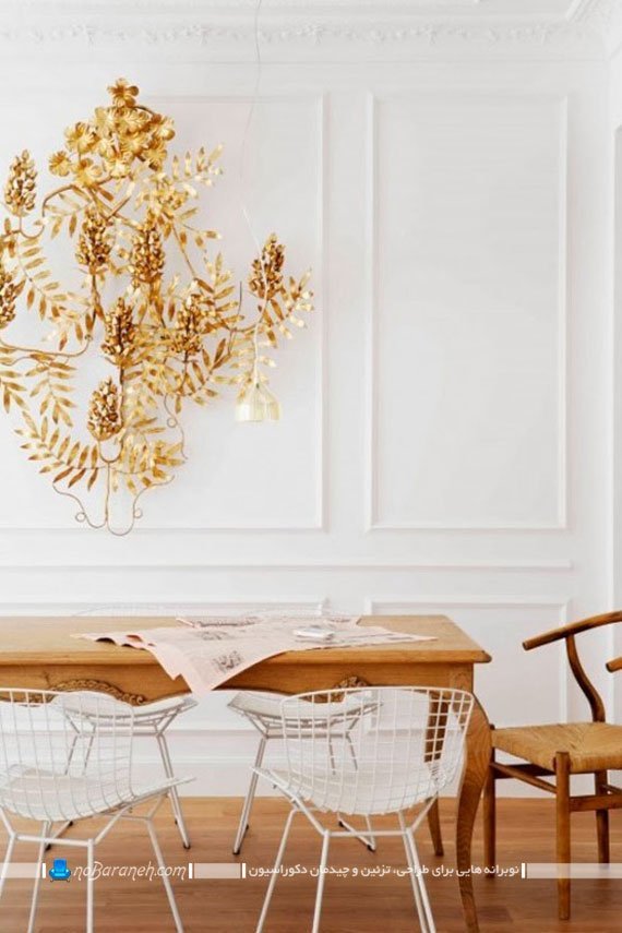 میز ناهارخوری چوبی و کلاسیک. چیدمان مبل کلاسیک و مدرن در منزل