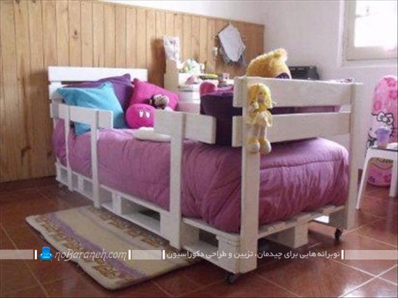 سرویس خواب کودک تخت خواب کودک با طراحی ساده و شیک