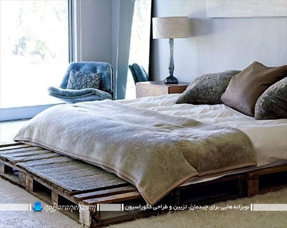 مدل تخت خواب چوبی ساخت تخت و سرویس خواب دو نفره