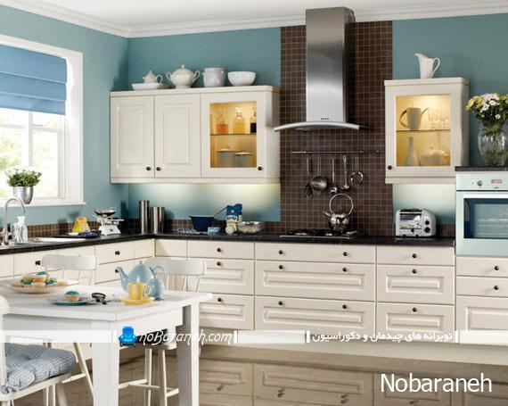 کابینت کرم آشپزخانه