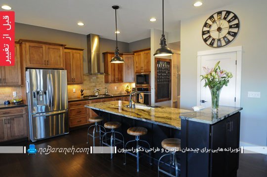 بازسازی و دکوراسیون مجدد آشپزخانه قدیمی