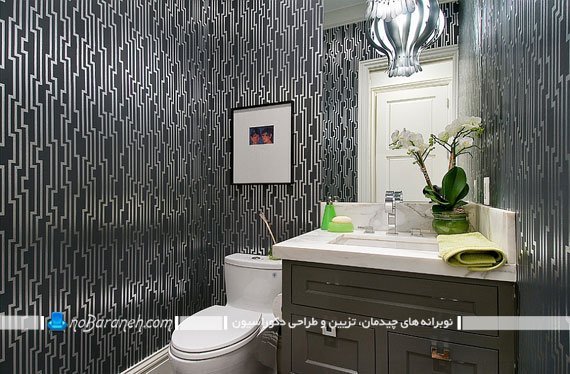 برچسب دیواری توالت