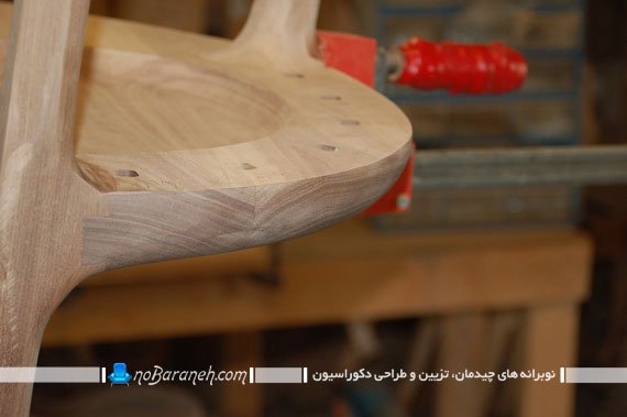 مراحل ساخت صندلی چوبی