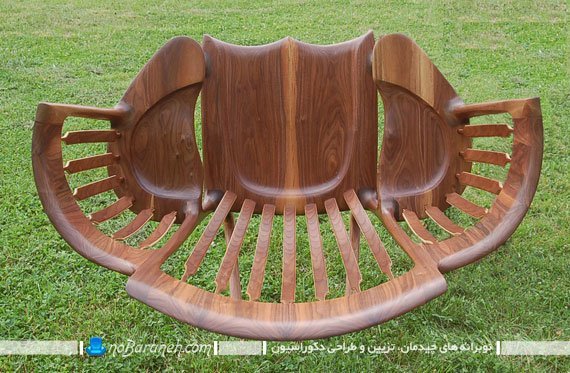 صندلی چوبی با فضای نشیمن مخصوص کودکان