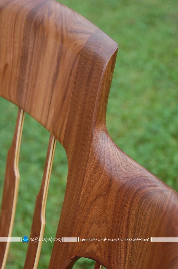 صندلی چوبی و ظریف دست ساز