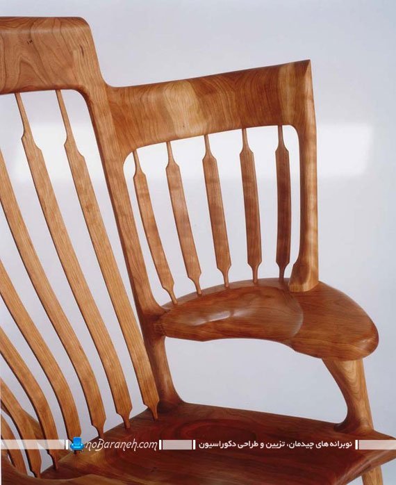 صندلی دست ساز چوبی