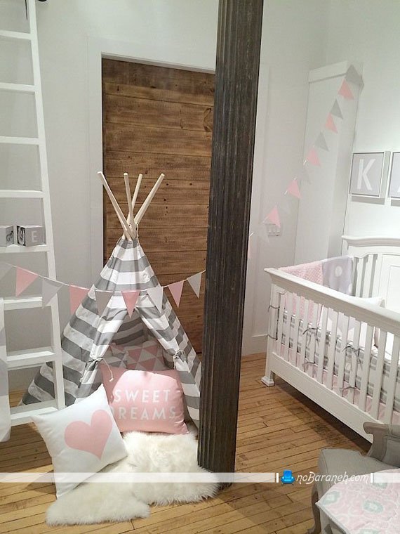 کلبه کودک به شکل مخروطی طراحی و ساخت چادر اتاق کودک