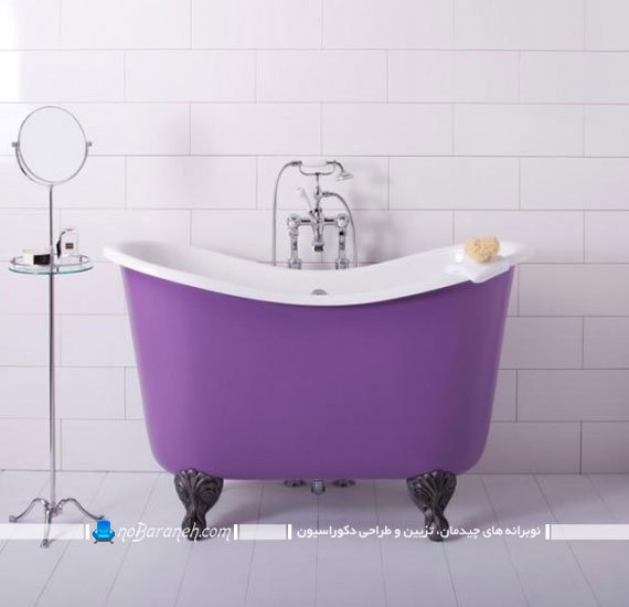 مینی وان برای حمام کوچک کلاسیک طرح های جدید و ساده وان حمام