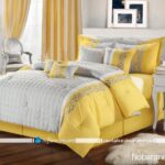 مدلهای تزیین اتاق خواب با رنگ زرد و خاکستری یا لیمویی