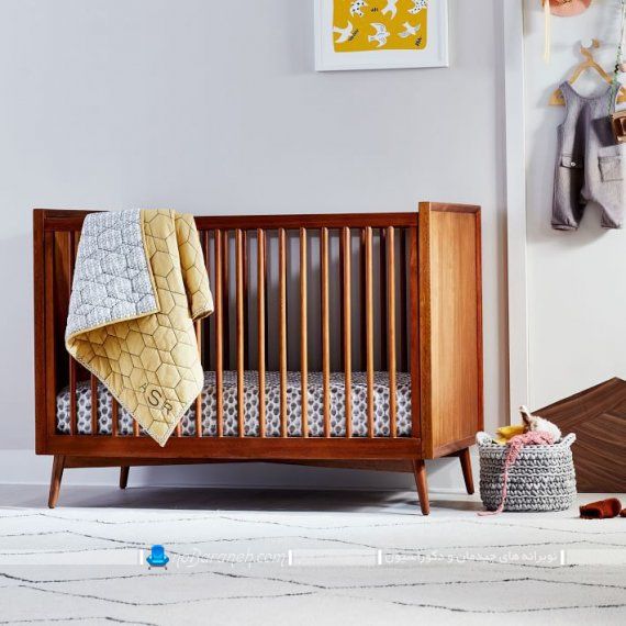 تخت خواب نوزاد با طراحی ساده و مدرن. سرویس خواب نوزاد با طراحی مدرن و شیک برای دختر و پسر دخترانه پسرانه