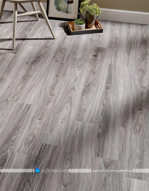 کفپوش های چوبی خاکستری رنگ شیک مدرن زیبا برای اتاق پذیرایی آشپزخانه اتاق خواب