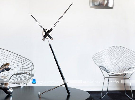 ساعت رومیزی شیک فانتزی مدرن پایه دار ظریف در مدلهای جدید 2019 2018 2017 2020