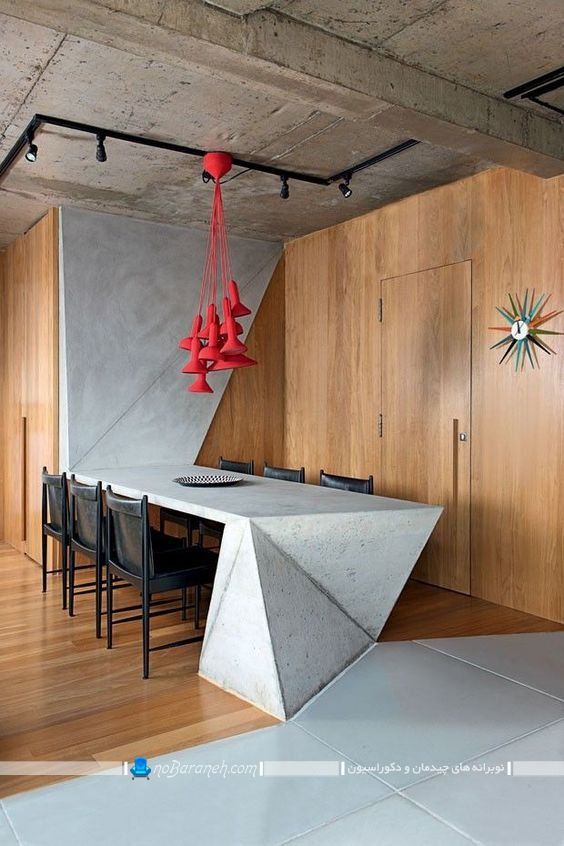 میز اپن آشپزخانه با طراحی فانتزی خاص