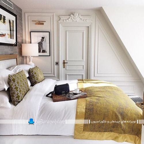 چیدمان اتاق خواب کلاسیک و شیک ، دیزاین و دکوراسیون اتاق عروس داماد ، مدل سرویس خواب کلاسیک و ساده زیبا