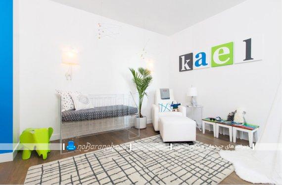 مبلمان اتاق نوزاد با طراحی ساده و شیک مدرن. مدل های جدید دکوراسیون اتاق نوزاد با رنگ های سرد. دکوراسیون پسرانه اتاق نوزاد. مبلمان اتاق نوزاد با طراحی ساده و شیک مدرن. مدل های جدید دکوراسیون اتاق نوزاد با رنگ های سرد. دکوراسیون پسرانه اتاق نوزاد.