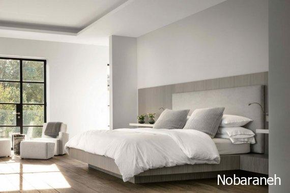 طراحی اتاق خواب با رنگ سفید